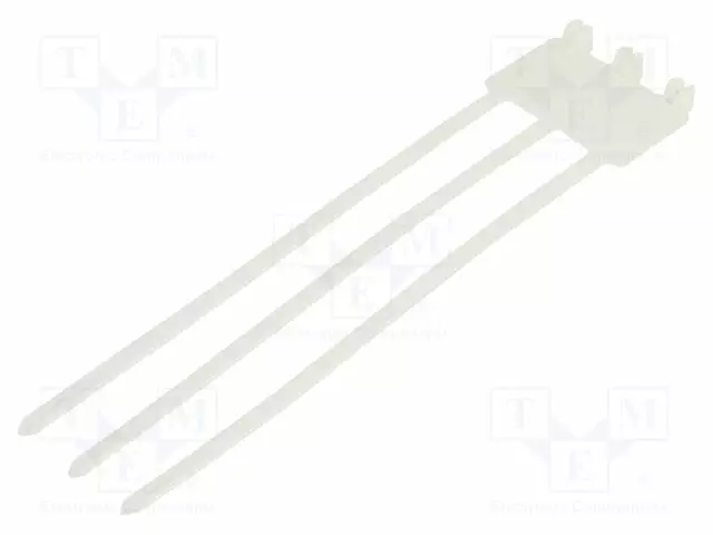 CABLE TIE - TRIPLE LOOP,WITH LABEL - L: 185MM - W: 4.8MM - NATURAL - Nippusiteet - TY546MT - 1
