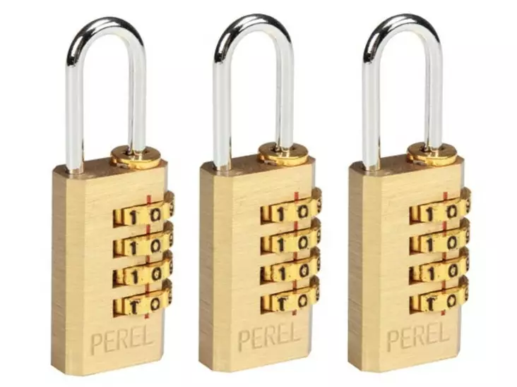 COMBINATION PADLOCK SET 3 x 20mm - Lukot ja riippulukot - SLKCSET - 1