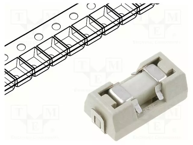 2A - 125VAC - 125VDC - HIDAS SULAKE - SMD - SMD sulakkeet pitimen kanssa - hitaat - 0154002.DRT - 1