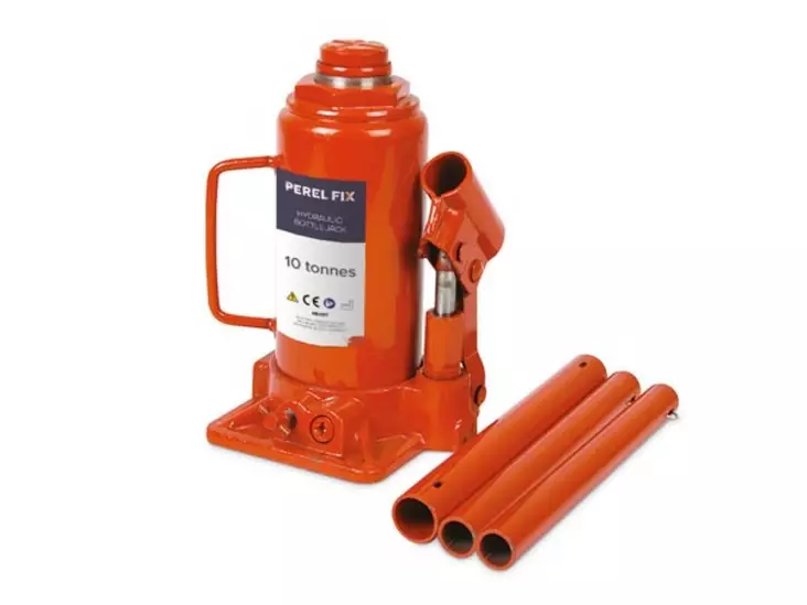 HYDRAULIC BOTTLE JACK - 10 TONNES - Tunkit - ABJ10T - 1