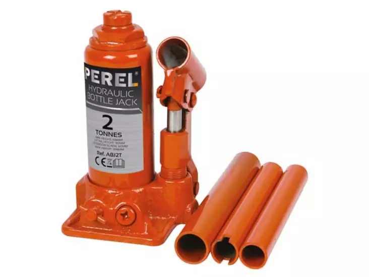 HYDRAULIC BOTTLE JACK - 2 TONNES - Tunkit - ABJ2T - 1