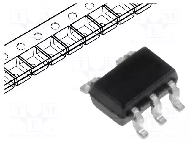 IC: EEPROM MUISTI - 1KBEEPROM - I2C - 128X8BIT - 1,7÷5,5V - 400KHZ - EEPROM sarjaliit. muistit - mikropiirit - 24AA01T-ILT - 1