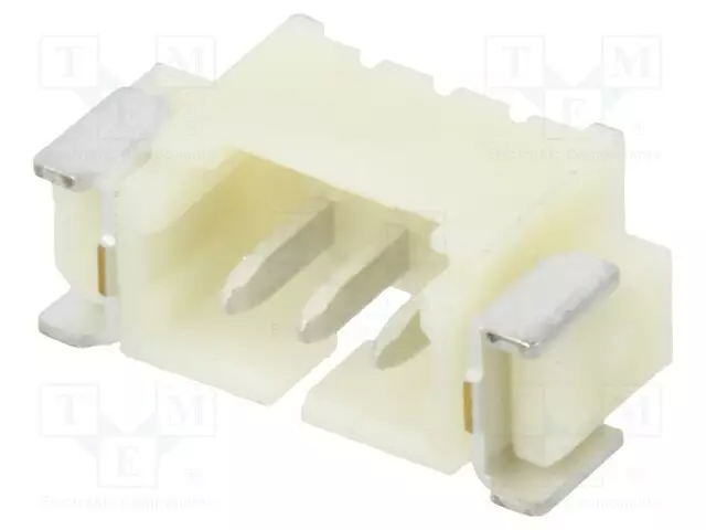 LIITIN: JOHTO-LEVY - PISTORASIA - UROS - PIN: 3 - 1A - 250V - VAAKASUORA - Signaaliliittimet rasteri 1,25mm - 125SHA03TRSMT - 1