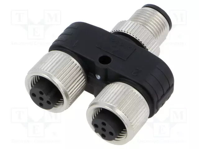 M12 ADAPTER FY-M12B-05M-M12B-05F-T-0100 - M12 liittimet - FYM12B05MM12B05FT - 1