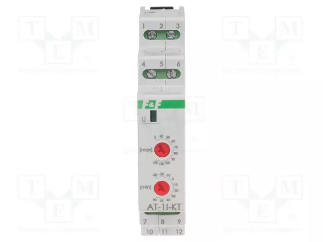 MUUNTAJA: LÄMPÖTILA-9÷30VDC - OUT 1: 4÷20MA - IN 1: KTY81-210 - IP20 - Teollisuus lämpötila-anturit & muuntimet - AT-1I-KT - 1