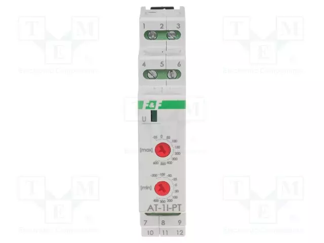 MUUNTAJA: LÄMPÖTILA-9÷30VDC - OUT 1: 4÷20MA - IN 1: PT100 - -25÷55°C - Teollisuus lämpötila-anturit & muuntimet - AT-1I-PT - 1