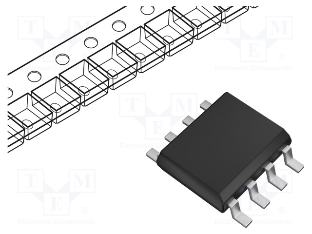 REGULAATTORI SÄÄDELTY - 1,2÷37V - 0,4A - SOP8 - SMD - Regulaattorit kiinteällä jännitteellä - LM317LD-TT - 1