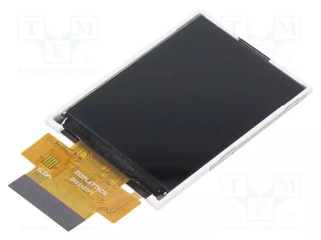 TFT NÄYTTÖ - 2,4" - 240X320 - VALAISTUS: LED - KOOT: 42,72X59,46MM - TFT-näytöt - DT024DTFT - 1