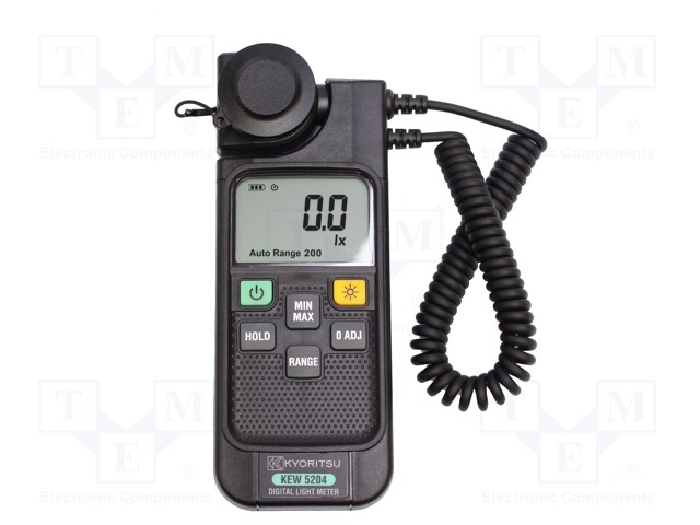 VALOTUSMITTARI - 0÷1400W/M2 - MITT.TARKK: ±(4% + 5 NUMEROA) - 210G - LUX mittarit - KEW5204BT - 1