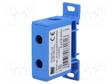 LIITIN: KISKO-125A - 600V - RUUVI TERMINAALI - SININEN - 50MM2 - TS35 - Kiskoliittimet - PE.4118CU - 1