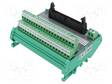 SIIRTO - W: 110MM - D: 70,6MM - H: 92,6MM - UTOIMINTA: 24V - 0,25÷2,5MM2 - Teollisuusverkot - IS2-IDC-S-40-LED-U - 1