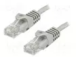 PATCH KAAPELI - U/UTP - CAT 5E - RJ45-PISTOKE,MOLEMMIN PUOLIN - CCA - 3M - RJ45 Ethernet kaapelit - CP1062U - 1