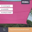 SHADE SAIL - RECTANGULAR - 4 x 3 m - COLOUR: FUCHSIA - Piha ja terassikalusteet - GSS4430FU - 2