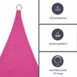 SHADE SAIL - SQUARE - 3.6 x 3.6 m - COLOUR: FUCHSIA - Piha ja terassikalusteet - GSS4360FU - 4