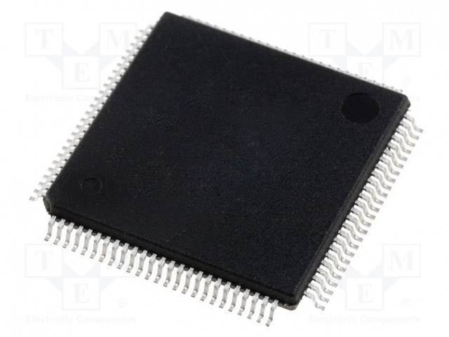 IC: ARM-MIKROOHJAIN - FLASH: 64KX8BIT - LQFP100 - 1,62÷3,6VDC - ARM 32-bit sarja - ATSAM3S1CB-AU - 1