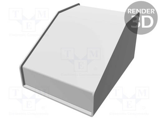 KOTELO: OHJAUSPANEELI-1456 - X: 102MM - Y: 140MM - Z: 76MM - ALUMIINI - Työpöytäkotelot - HM-1456CE3BKBU - 1