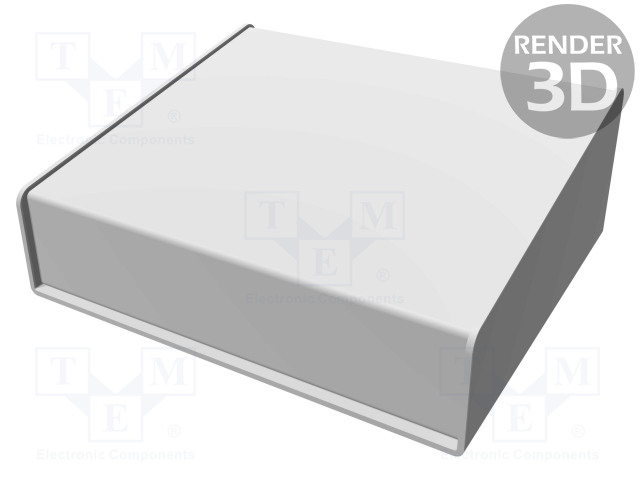 KOTELO: OHJAUSPANEELI-1456 - X: 165MM - Y: 140MM - Z: 64MM - ALUMIINI - Työpöytäkotelot - HM-1456FE1WHBU - 1