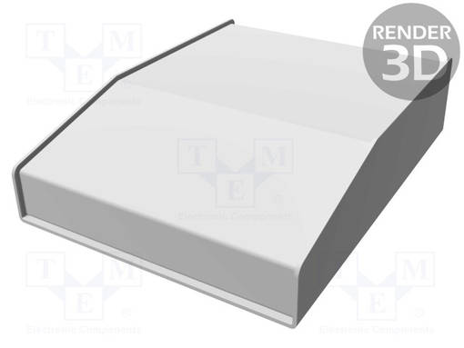 KOTELO: OHJAUSPANEELI-1456 - X: 165MM - Y: 216MM - Z: 51MM - ALUMIINI - Työpöytäkotelot - HM-1456FH2BKBU - 1