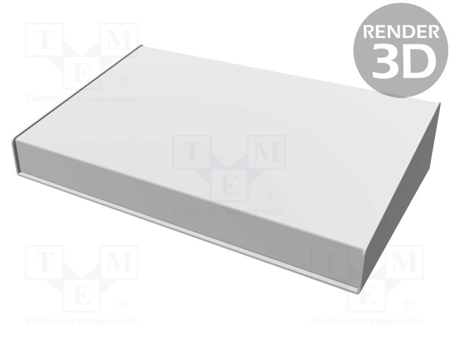 KOTELO: OHJAUSPANEELI-1456 - X: 356MM - Y: 211MM - Z: 76MM - ALUMIINI - Työpöytäkotelot - HM-1456PH1BKBU - 1