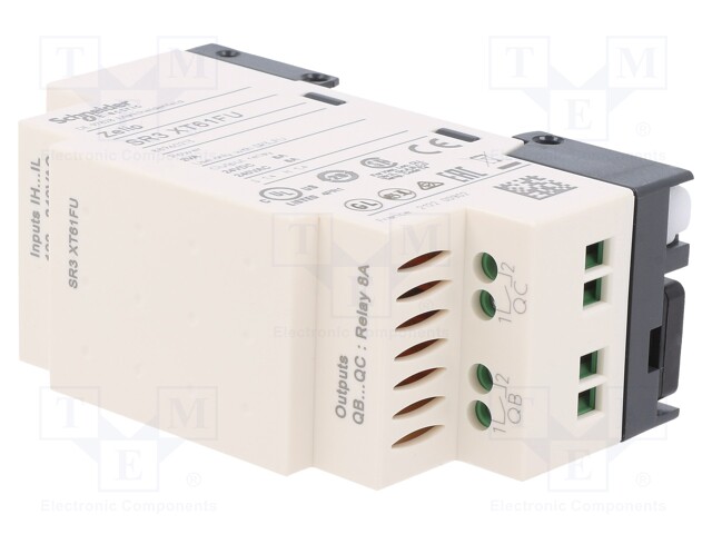 AUTOMATION MODULE: EXTENSION - IN: 4 - OUT: 2 - OUT 1: RELAY - IP20 - Ohjelmoitavat releet - SR3XT61FU - 1