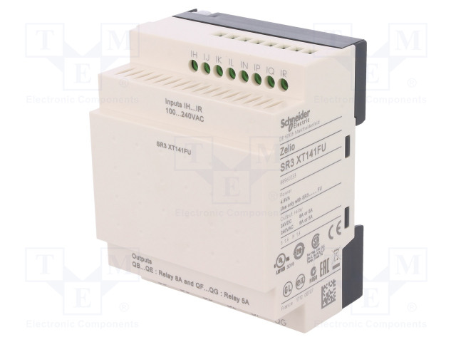 AUTOMATION MODULE: EXTENSION - IN: 8 - OUT: 6 - OUT 1: RELAY - IP20 - Ohjelmoitavat releet - SR3XT141FU - 1
