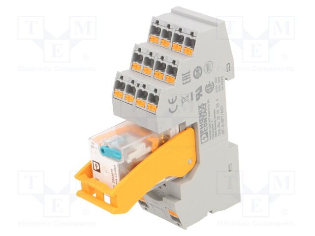 RELE: LIITÄNTÄ - 4PDT - UKELAN: 24VDC - 50MA - 0,05A/30VAC - 0,05A/36VDC - Elektromagneettiset relesarjat - RIF-2-RPT-244XAU - 1