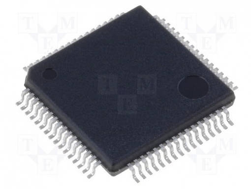 IC: ARM-MIKROOHJAIN - FLASH: 128KX8BIT - LQFP64 - 1,62÷1,95VDC - ARM 32-bit sarja - ATSAM3S2BA-AU - 1