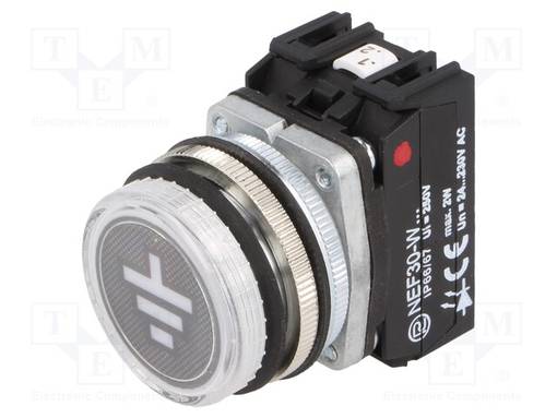 MAADOITUSOSOITIN - 22MM - NEF22 - Ø22,5MM - IP66 - PUNAINEN - -15÷30°C - Taulukytkimien lisävarusteet - NEF22-WU - 1