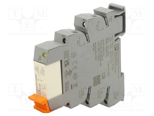 RELE: LIITÄNTÄ - DPDT - UKELAN: 12VDC - DIN-KISKOLLE - PLC-RSC - IP20 - Elektromagneettiset relesarjat - PLC-RSC-1221-21AU - 1