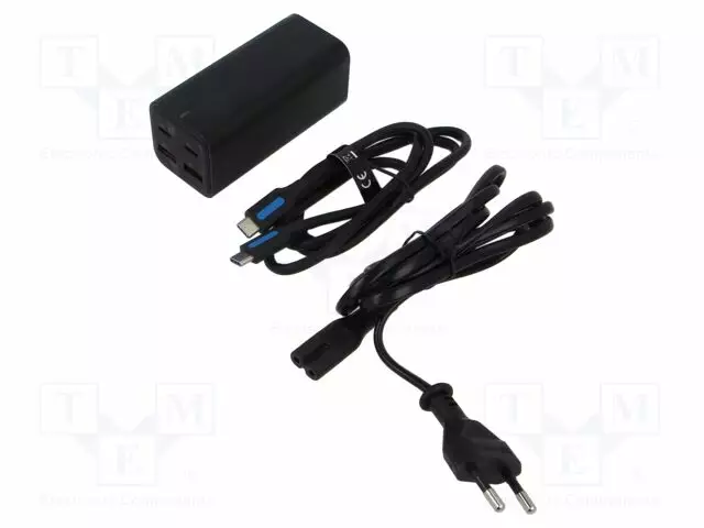 VIRTALÄHDE: IMPULSSI - 5÷20VDC - LÄHTÖ: USB A X2,USB C RASIA X2 - Hakkuriteholähteet - FBSBG-EU - 1