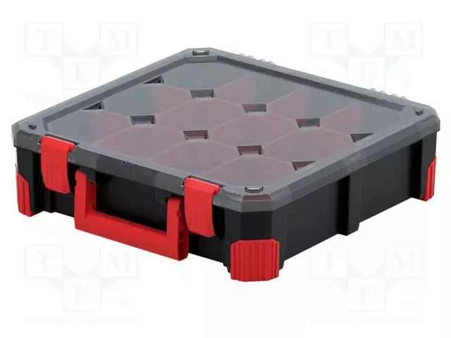 SÄILIÖ: KOLLEKTIIVI - OSIOT - MUSTA - KANNEN VÄRI: LÄPINÄKYVÄ - TITAN - Säiliöt ja rasiat - KTI4040S-CG6U - 1