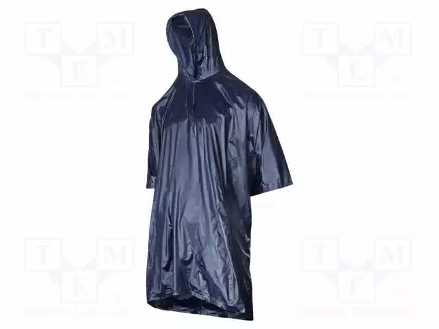 RAINCOAT - SIZE: ONE SIZE - BLUE - WITH A HOOD - PONCHO - Työ- ja suojavaatteet - LAHTI-LPPP12U - 1