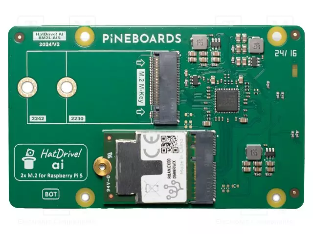 LAAJENNUSLEVY - PCIE - ADAPTERI - MACHINE LEARNING,RASPBERRY PI 5 - Embedded järjestelmien lisätarvikkeet - BM2L-AIS-TPU - 1