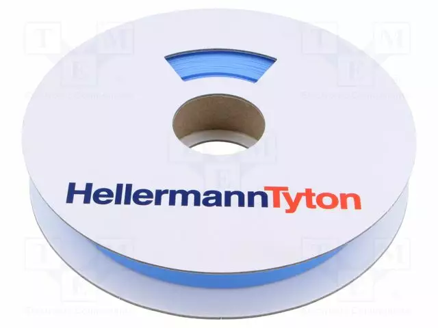 LÄMPÖKUTISTUVAT MERKIT - SININEN - OHUTSEINÄINEN - LÄMP: -55÷135°C - Tarratulostimet ja merkitsijät - TULT12-4BU-BU - 1