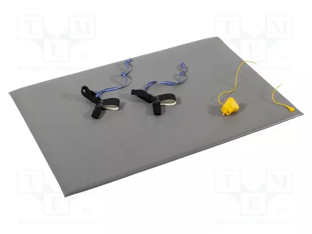 MATTO: LATTIA-ESD - HARMAA - L: 0,9M - W: 0,6M - PAKS.: 9MM - PVC - ESD lattiamatot - COBA-AS060001KEU - 1