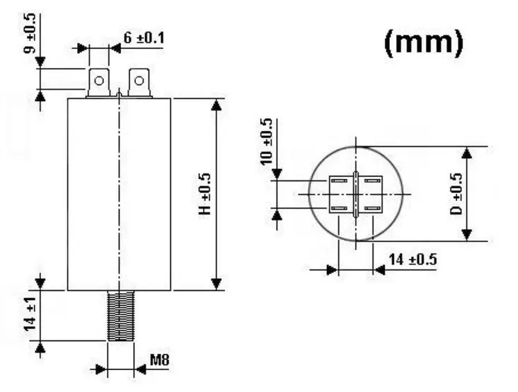 MOOTTORIKONDENSAATTORI 12 uF/450V - Moottorikondensaattorit - SUE12U - 1