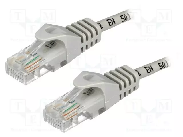 PATCH KAAPELI - U/UTP - CAT 5E - RJ45-PISTOKE,MOLEMMIN PUOLIN - CCA - RJ45 Ethernet kaapelit - CP1022U - 1