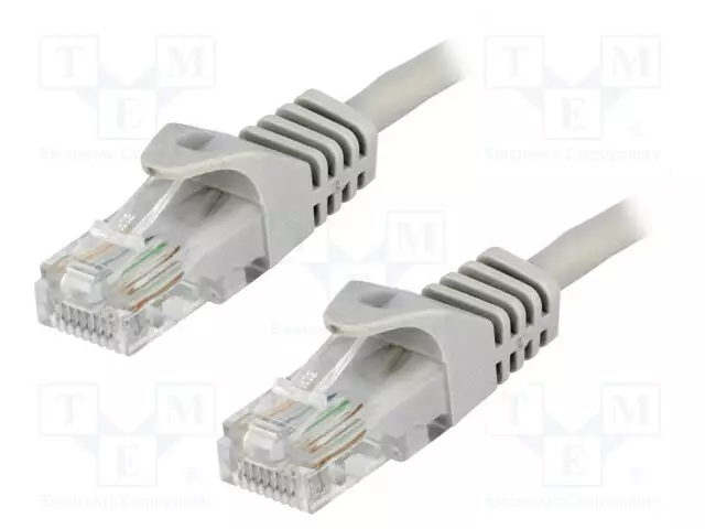 PATCH KAAPELI - U/UTP - CAT 5E - RJ45-PISTOKE,MOLEMMIN PUOLIN - CCA - 3M - RJ45 Ethernet kaapelit - CP1062U - 1