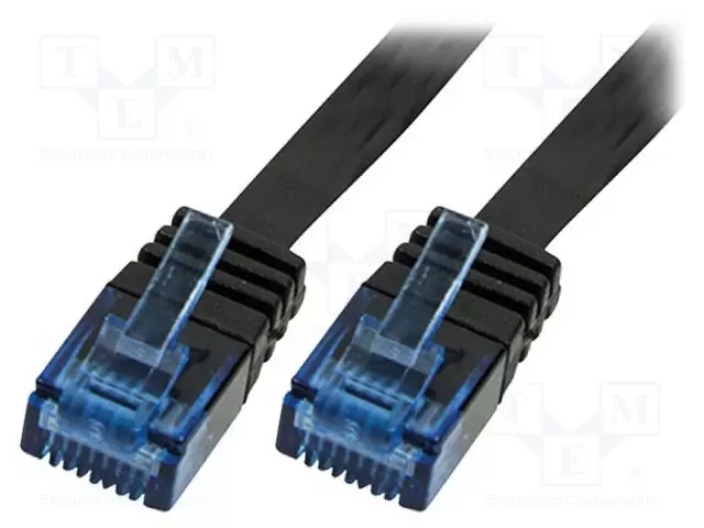 PATCH KAAPELI - U/UTP - 6 - CU - PVC - MUSTA 32AWG - RJ45 Ethernet kaapelit - CF2103U - 1