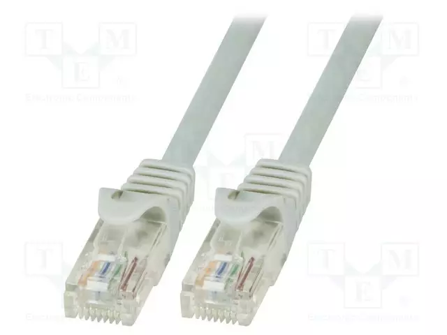 PATCH KAAPELI - U/UTP - CAT 6 - RJ45-PISTOKE,MOLEMMIN PUOLIN - LANKA - RJ45 Ethernet kaapelit - CP2012U - 1