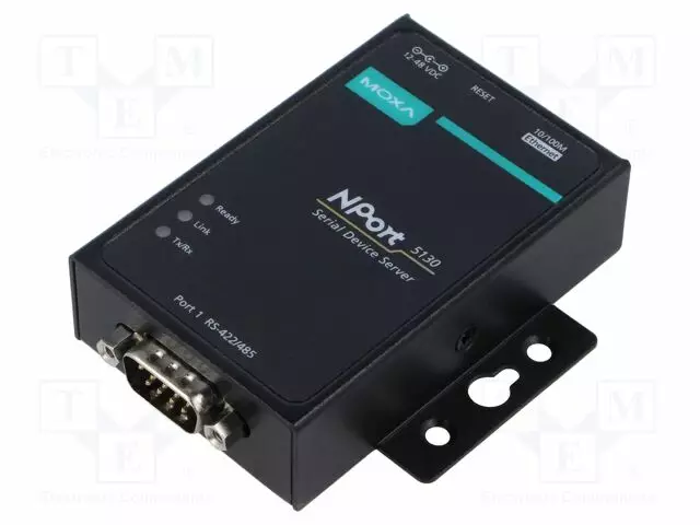 SARJAPORTTIPALVELIN - D-SUB 9PIN UROS,RJ45-PISTORASIA - Teollisuusverkot - NPORT5130EU - 1