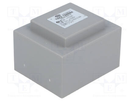 MUUNTAJA - 12VA - 230VAC - 15V - 800MA - PCB - IP00 - A: 52MM - Piirilevymuuntajat - TSZZ1015V - 1