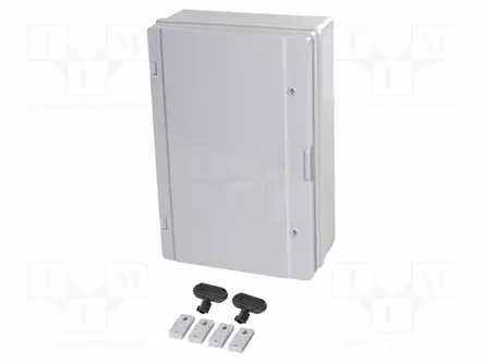 SEINÄASENNUSKOTELO - X: 410MM - Y: 610MM - Z: 202MM - ABS - VAALEANHARMAA - IP65 - Seinään asennettavat kotelot - PW-C.1603UV - 1