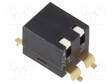 DIP-KYTKIN - NAPOJEN MÄÄRÄ: 2 - ON-OFF - 0,025A/24VDC - AS: 2 - DIP kytkimet - EPMR-02-V - 1