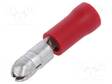 LIITIN: PYÖREÄ - UROS-Ø: 4MM - 0,5÷1MM2 - PURISTUS - ERISTETTY - Eristetyt liittimet - WI14PCV - 1