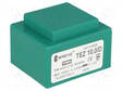 MUUNTAJA - 10VA - 400VAC - 12V - 833,3MA - PCB - IP00 - TEZ - Piirilevymuuntajat - TEZ10D40012V - 1
