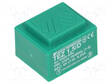 MUUNTAJA - 1,5VA - 230VAC - 6V - 250MA - PCB - IP00 - TEZ - A: 28MM - Piirilevymuuntajat - TEZ1.5D6V - 1