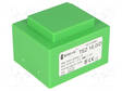 MUUNTAJA - 16VA - 230VAC - 15V - 1066,6MA - PCB - IP00 - TEZ - Piirilevymuuntajat - TEZ16D15V - 1