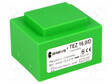 MUUNTAJA - 16VA - 230VAC - 24V - 666,6MA - PCB - IP00 - TEZ - Piirilevymuuntajat - TEZ16D24V - 1