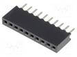 PIIKKIRIMALIITIN - N LIITINAARAS - PIN: 10 - THT - SUORA - 1A - 1,27MM - Piikkirimaliittimet - DS1065-01-1X10S8BV - 1